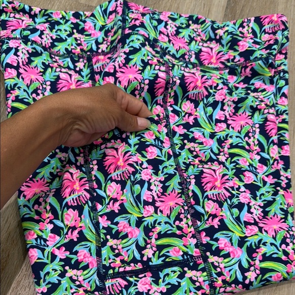 NWT LILLY PULITZER Size XXL Floral Print Women's Leggings - Picture 7 of 11